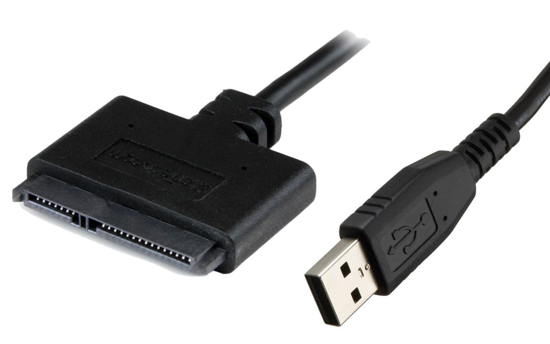 POWERTECH καλώδιο USB σε SATA CAB-U033, copper, 0.20m, μαύρο -κωδικός CAB-U033