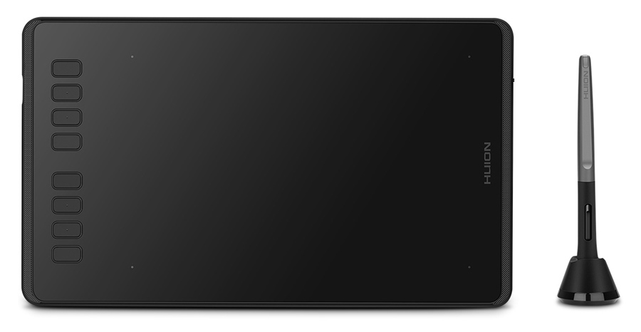 HUION pen tablet H950P, 8.7 x 5.4", battery-free pen, 8 πλήκτρα, μαύρο -κωδικός H950P