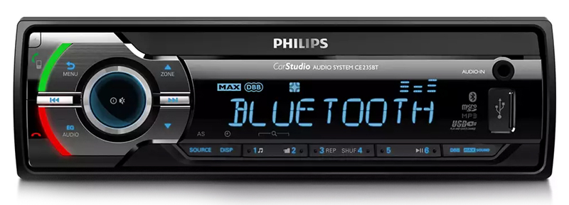 PHILIPS ηχοσύστημα αυτοκινήτου CE235BT-05, Bluetooth/FM/AUX/SD/USB -κωδικός CE235BT-05
