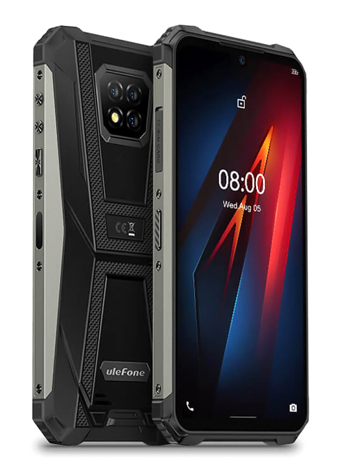 ULEFONE Smartphone Armor 8, IP68/IP69K, 6.1", 4/64GB, 5580mAh, μαύρο -κωδικός ARMOR8-BK