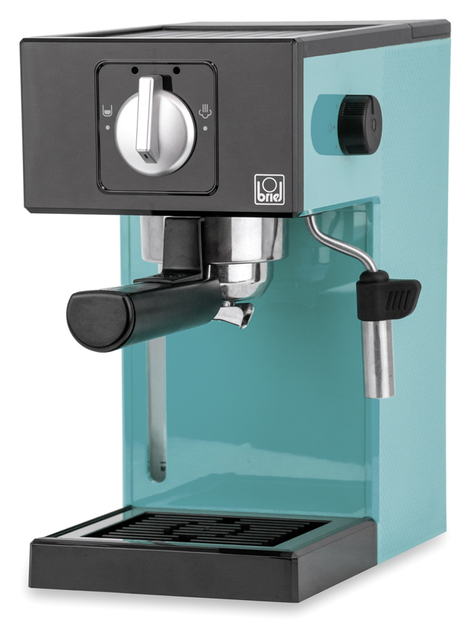 BRIEL μηχανή espresso A1, 1000W, 20 bar, μπλε -κωδικός BRL-A1-BL