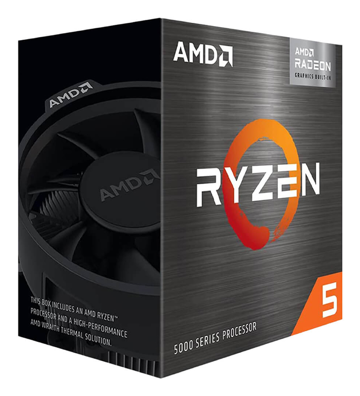 AMD CPU Ryzen 5 5600G, 3.9GHz, 6 Cores, AM4, 19MB, Wraith Stealth cooler -κωδικός 100-100000252BOX