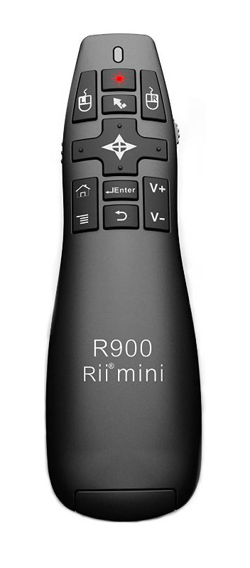 RIITEK τηλεχειριστήριο παρουσιάσεων Mini R900 με laser & air mouse -κωδικός RT-MINIR900