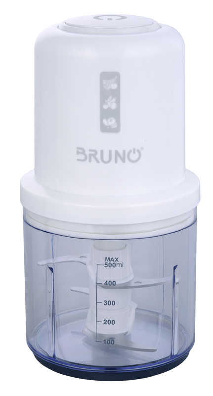 BRUNO πολυκόπτης BRN-0066, 500ml, 400W, 4 λεπίδες, λευκό -κωδικός BRN-0066