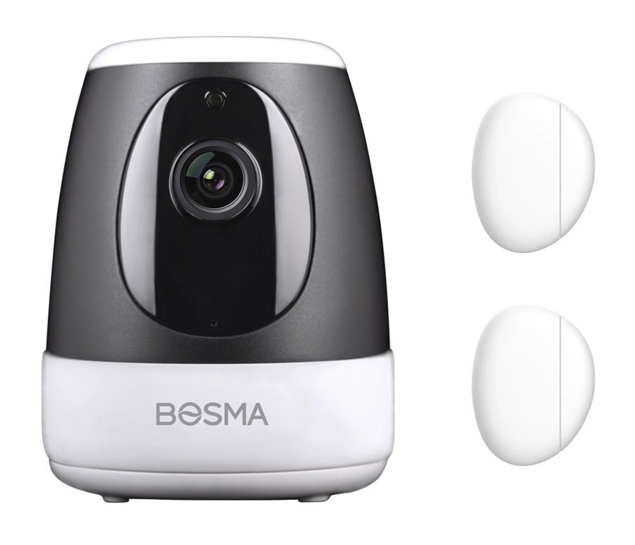 BOSMA ασύρματο σύστημα συναγερμού XC με κάμερα, Pan 360°, 1080p, WiFi -κωδικός BSM-XC
