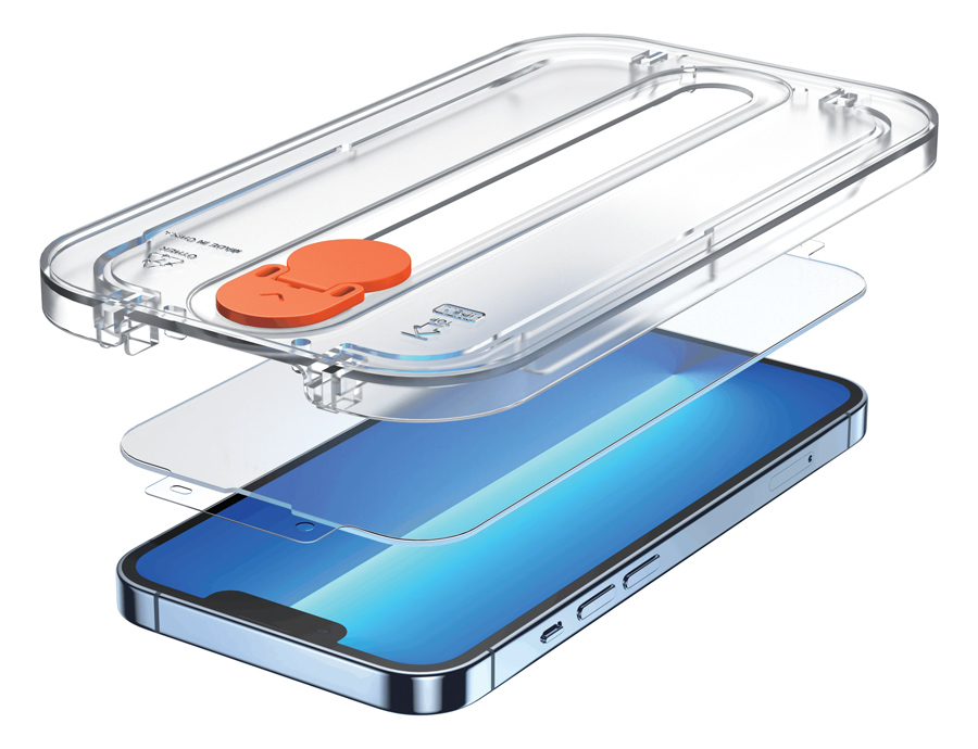 JOYROOM tempered glass 9H με kit τοποθέτησης για iPhone 12 Pro Max -κωδικός JR-PF931