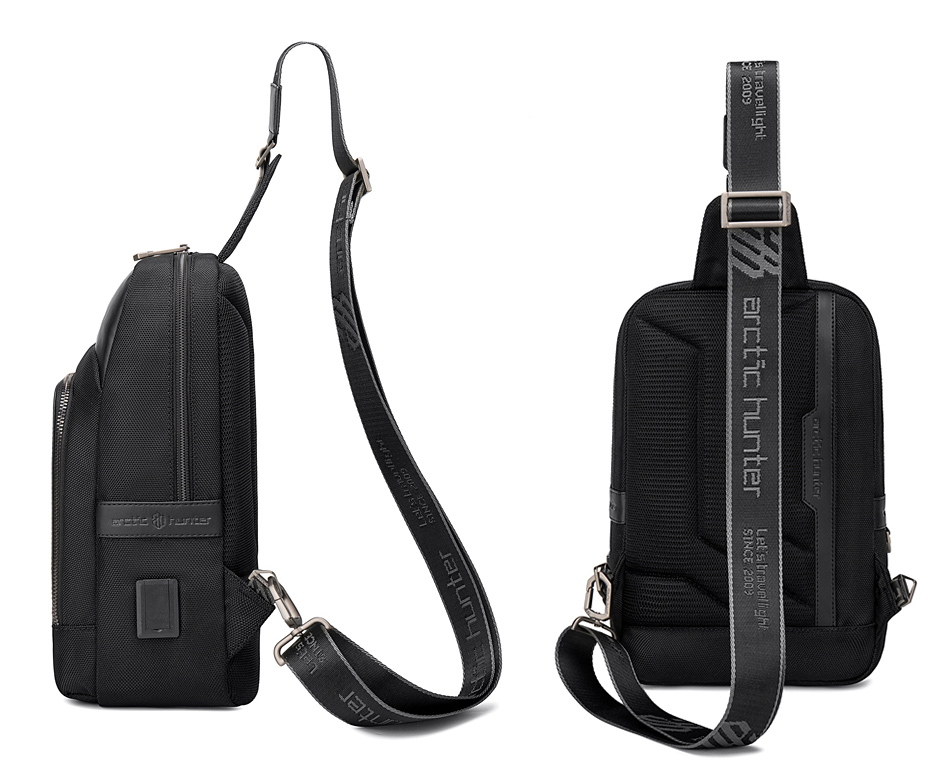 ARCTIC HUNTER τσάντα Crossbody XB00116, θήκη για tablet, μαύρη