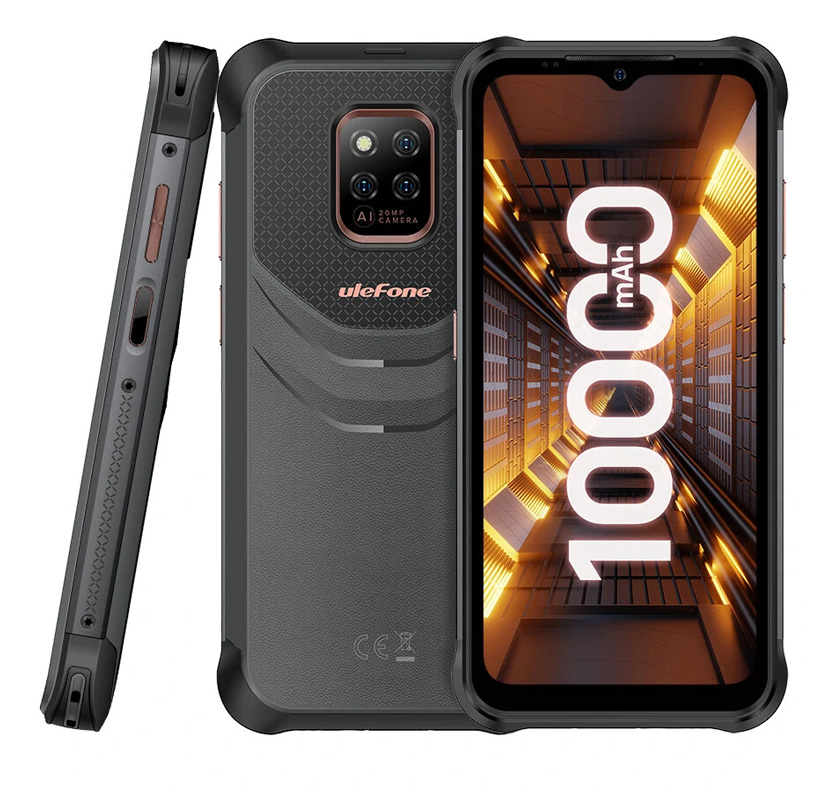 ULEFONE smartphone Power Armor 14 Pro, 6.52", 6/128GB, 10000mAh, μαύρο -κωδικός ARMOR14PRO-BK