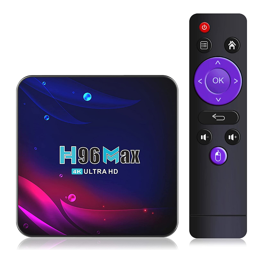 TV Box H96 Max V11, 4K, RK3318, 4/32GB, WiFi 2.4/5GHz, Android 11 -κωδικός H96MAX-V11