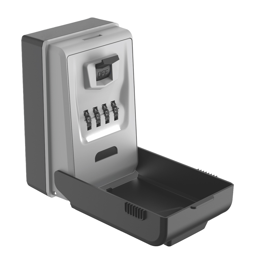 C-TECH κλειδοθήκη τοίχου CTL-0025 με συνδυασμό 4 ψηφίων, LED, 7x8x13cm, 625gr -κωδικός CTL-0025