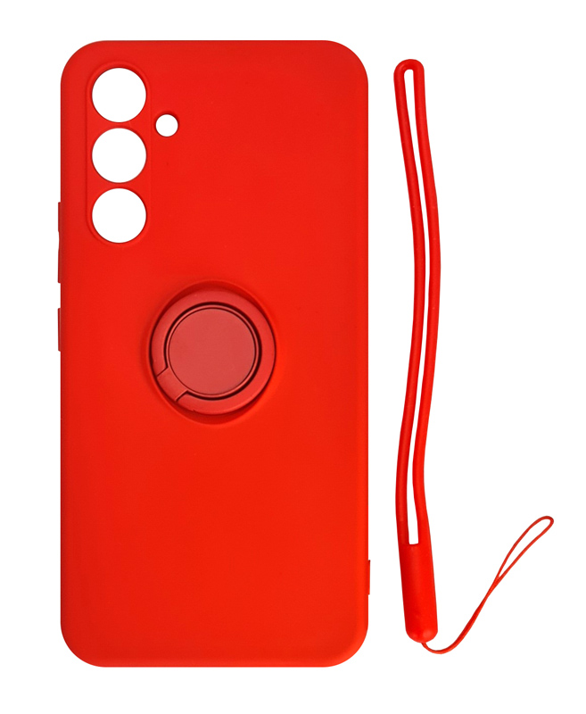 VENNUS θήκη Silicone Ring VNS-0075 για Samsung Galaxy A54 5G, κόκκινη -κωδικός VNS-0075