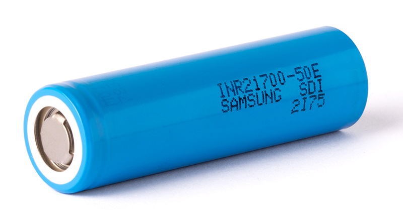 SAMSUNG επαναφορτιζόμενη μπαταρία τύπου 21700 INR21700-50E, 5000mAh -κωδικός INR21700-50E