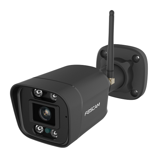 FOSCAM smart IP κάμερα V5P, 5MP 3K, 6x zoom, WiFi, IP66, Onvif, μαύρη -κωδικός FSC-V5P-BK