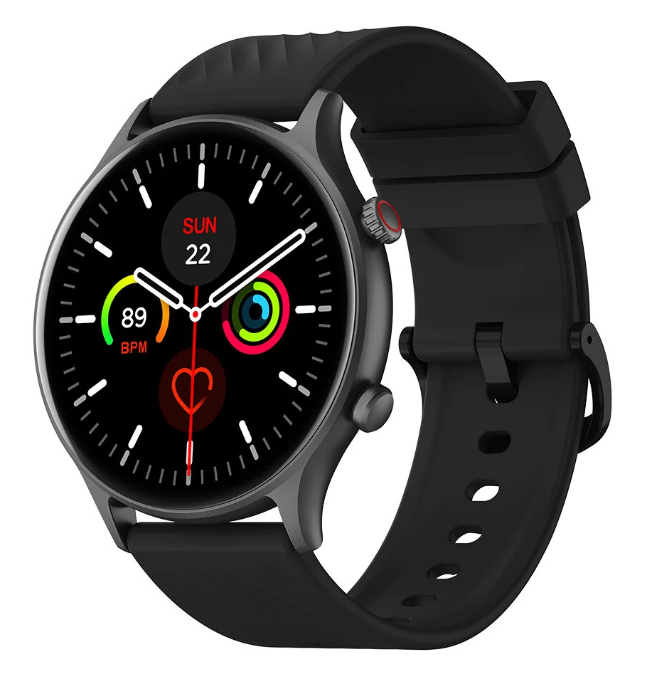 ZEBLAZE smartwatch Btalk 2 Lite, heart rate, 1.39" IPS, IP68, μαύρο -κωδικός BTALK2LITE-BK