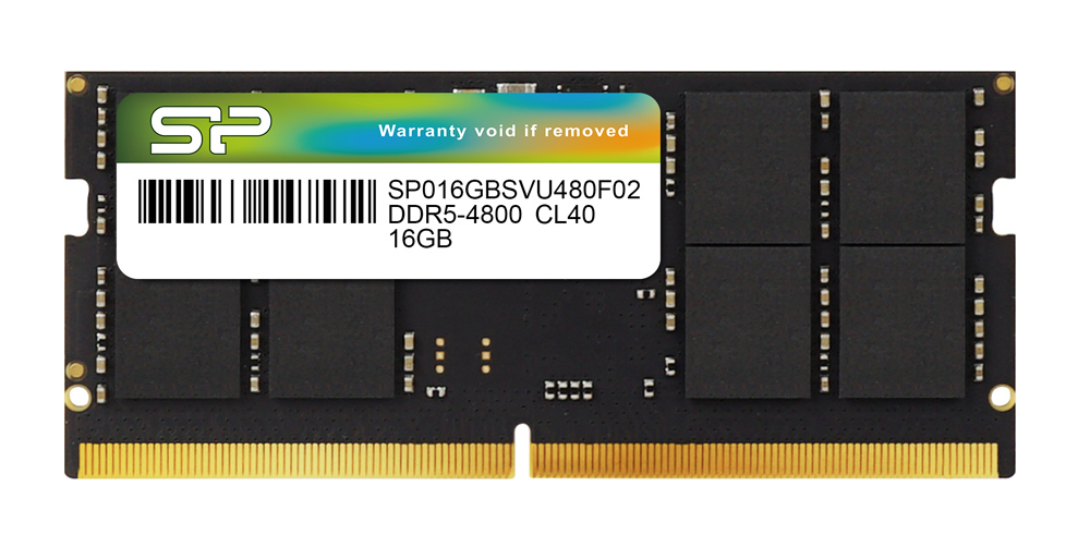 SILICON POWER μνήμη DDR5 SODIMM SP016GBSVU480F02, 16GB, 4800MHz, CL40 -κωδικός SP016GBSVU480F02