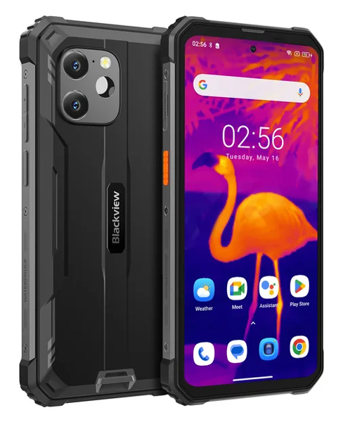 BLACKVIEW smartphone BV8900, θερμική κάμερα, 8/256GB, IP68/IP69K, μαύρο -κωδικός BV8900-BK