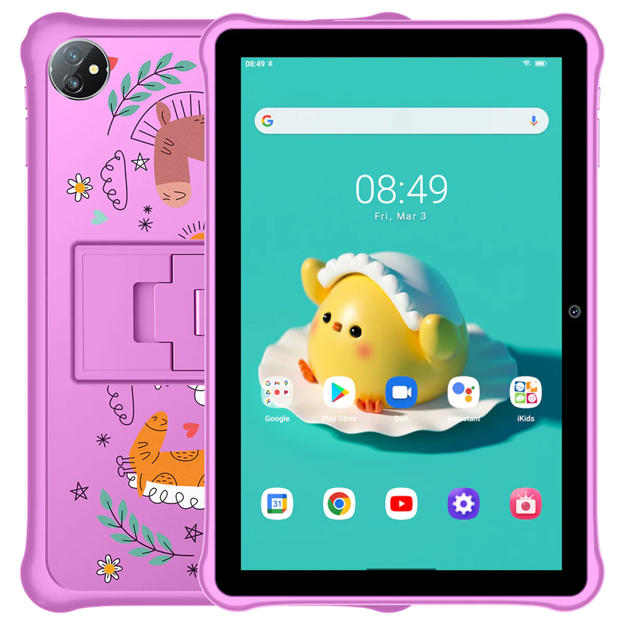BLACKVIEW tablet Tab A7 Kids, 10.1", 3/64GB, Android 12, 6580mAh, ροζ -κωδικός TABA7KIDS-PK