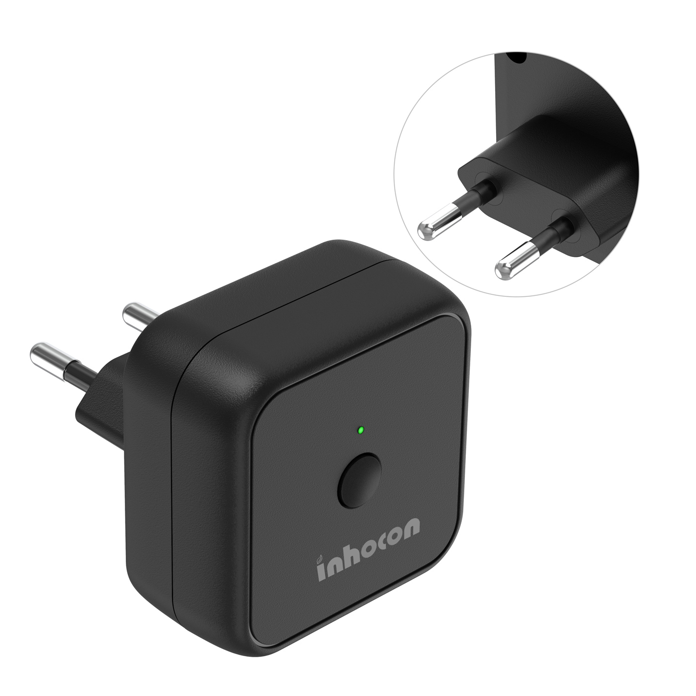 INHOCON smart hub WG02, Wi-Fi & Bluetooth, μαύρο -κωδικός WG02