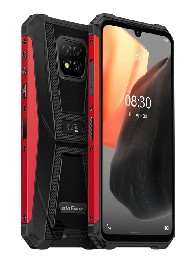 ULEFONE smartphone Armor 8 Pro, 6.1", IP68/IP69K, 6/128GB, κόκκινο -κωδικός ARMOR8PRO-RD