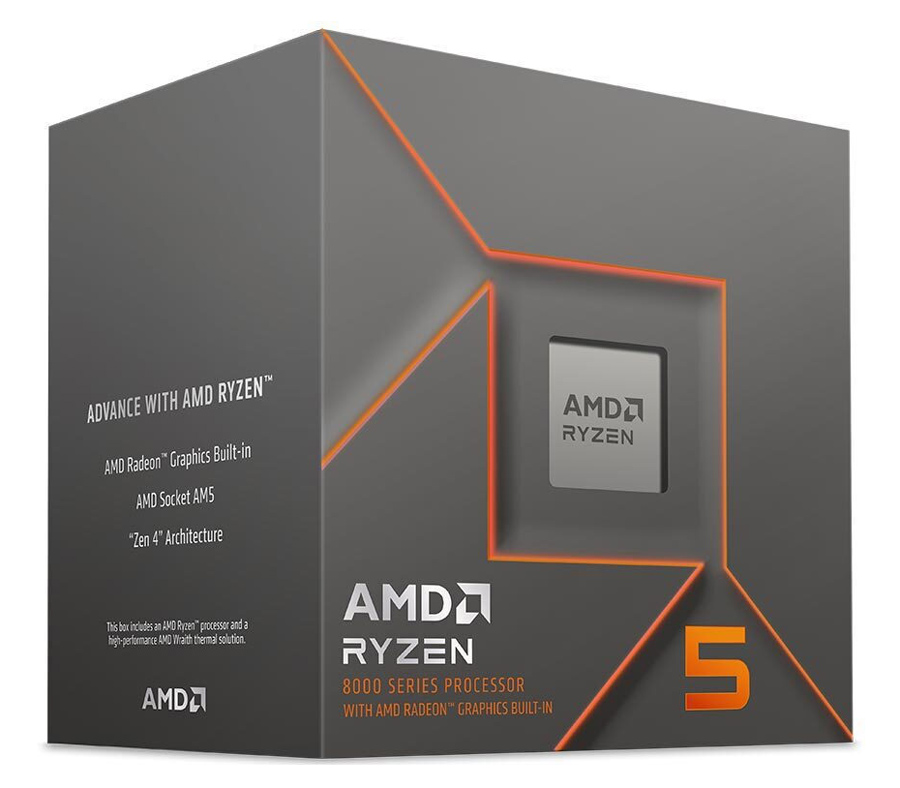 AMD CPU Ryzen 5 8500G, 3.5GHz, 6 Cores, AM5, 22MB, Wraith cooler -κωδικός 100-100000931BOX