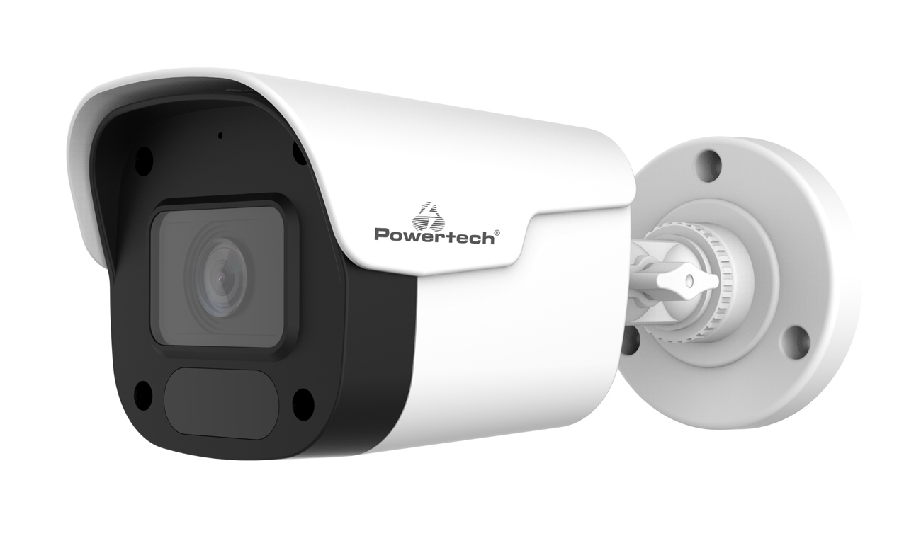 POWERTECH IP κάμερα PT-1235 με μικρόφωνο, 3.6mm, 4MP, PoE, IR 25m -κωδικός PT-1235
