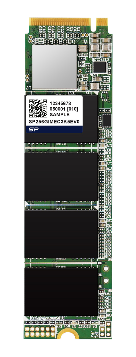 SILICON POWER industrial SSD NVMe PCIe Gen3x4 M.2 2280 MEC3K0E, 256GB, 2.600/2.000MBps, 3D TLC, -20~75 °C -κωδικός SP256GIMEC3K5EV0