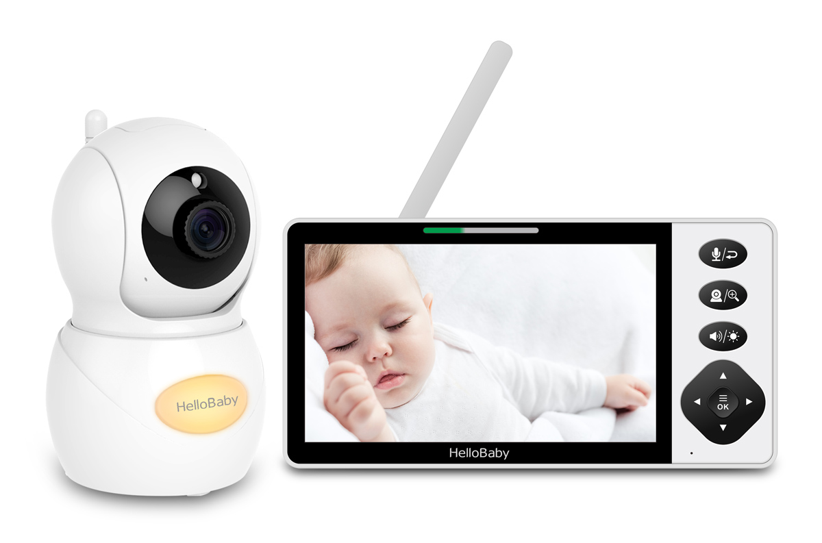 HELLOBABY ενδοεπικοινωνία μωρού HB6084L με κάμερα & οθόνη 5.5", 720p, PTZ -κωδικός HB6084L