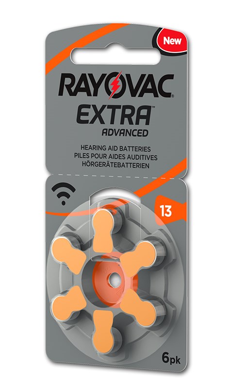 RAYOVAC μπαταρίες ακουστικών βαρηκοΐας 13MF, mercury free, 1.4V, 6τμχ -κωδικός 13MF