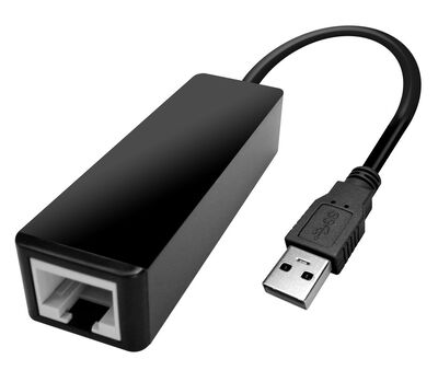 POWERTECH αντάπτορας δικτύου CAB-U035, USB, 1000Mbps Ethernet, μαύρος