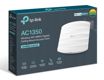 TP-LINK ασύρματο access point EAP225, AC1350, Ceiling Mount, Ver. 3.0