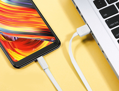 USAMS Καλώδιο USB σε USB-C US-SJ200, 10W, 1.2m, λευκό