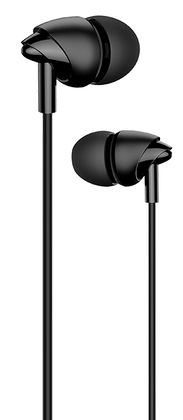 USAMS earphones με μικρόφωνο EP-39, 3.5mm σύνδεση, Φ10mm, 1.2m, μαύρα