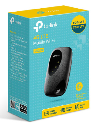 TP-LINK Mobile Wi-Fi M7200, 4G FDD/TDD-LTE, 2000mAh, Ver. 2.0 TP-LINK Mobile Wi-Fi M7200, 4G FDD/TDD-LTE, 2000mAh, Ver. 2.0