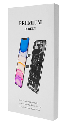 TW INCELL LCD ILCD-007 για iPhone 7, camera-sensor ring, earmesh, λευκή