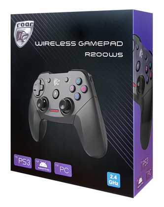 ROAR ασύρματο gamepad R200WS, με vibration, PC, PS3 & Android TV box