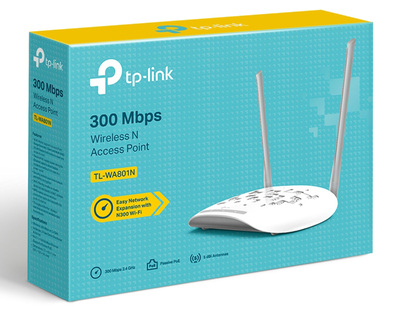 TP-LINK Wireless N Access Point TL-WA801N, 300Mbps, 2x 5dBi, Ver. 6.0