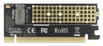 DELOCK Κάρτα Επέκτασης PCIe x16 σε NVMe M.2 Key M