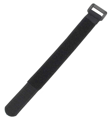 POWERTECH ιμάντας τύπου velcro TIES-025, 30x2cm, μαύρος, 10τμχ