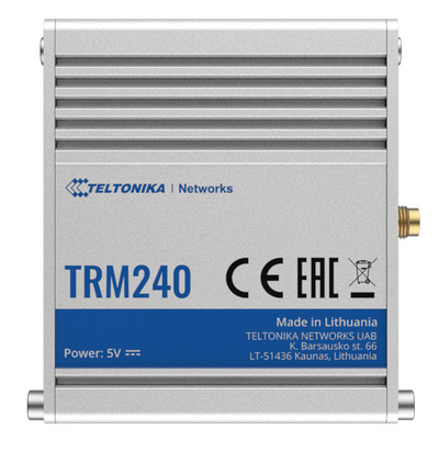 TELTONIKA Industrial cellular modem TRM240, LTE Cat 1, USB