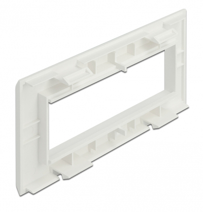 DELOCK module βάση πρίζας Easy 45 81317, 175x80mm, λευκό