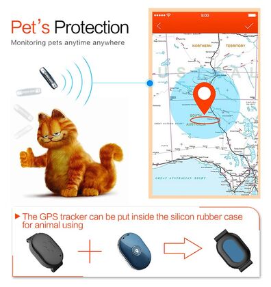 Θήκη κολάρου για κατοικίδια, για τα GPS Tracker Q60, Black