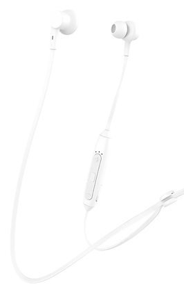 CELEBRAT bluetooth earphones A20 με μαγνήτη, 10mm, BT 5.0, λευκά