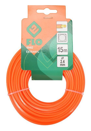 FLO μεσινέζα Extranyl 89462, 2.4mm x 15m, πορτοκαλί