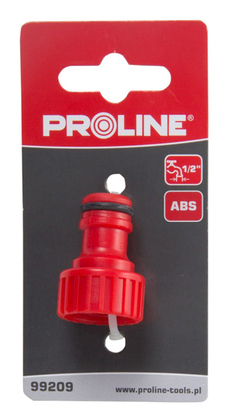 PROLINE ρακόρ βρύσης 99209, 1/2", ABS, κόκκινο