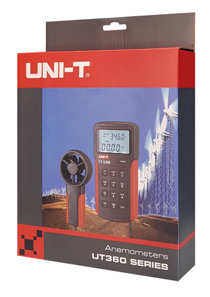 UNI-T ανεμόμετρο UT362, με οθόνη