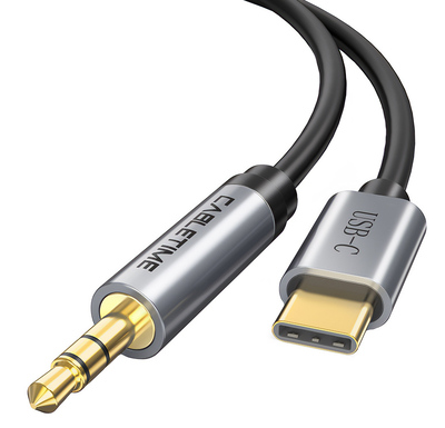 CABLETIME καλώδιο USB-C σε 3.5mm CT-CMAUDIO, AUX, 1.8m, μαύρο