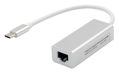 Αντάπτορας δικτύου ST735, USB-C, 1000Mbps Ethernet, ασημί