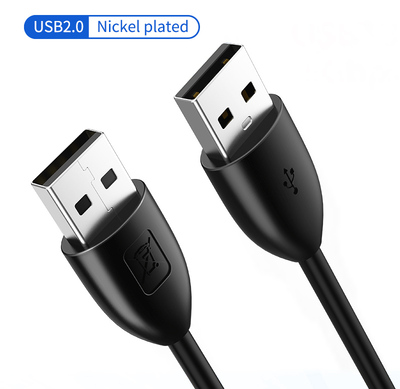 CABLETIME καλώδιο USB 2.0 C160, 3A, 1.5m, μαύρο