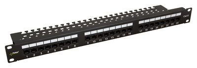 PULSAR patch panel για rack RP-U24V6, 24-port, UTP Cat 6, 1U