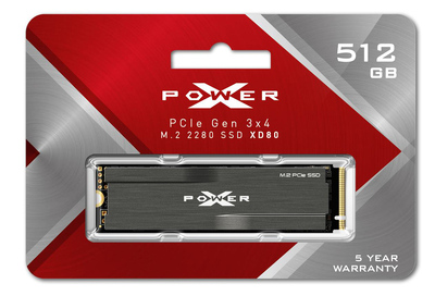 SILICON POWER SSD PCIe Gen3x4 M.2 2280 XD80, 512GB, 3.400-3.000MB/s